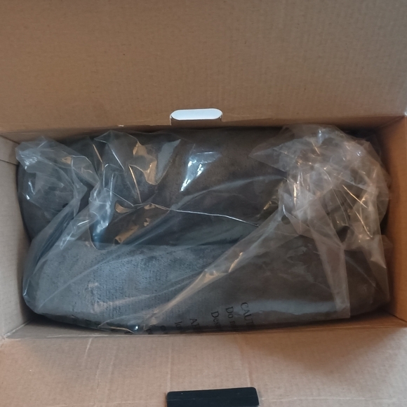 Sharper Image Calming Cozy Heating Blanket & Massager, Gray - Picture 7 of 8